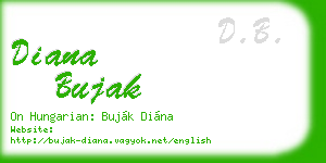 diana bujak business card